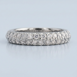Classic double row wedding band