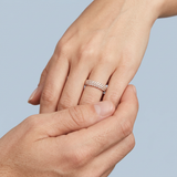 Three rows wedding band