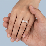 Radiant Cut Eternity Band 4.0 ct