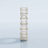 Emerald Cut Eternity Band 12.0 CTW