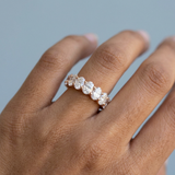 Oval Cut Eternity Band Perfectly Matched 4.2 CTW