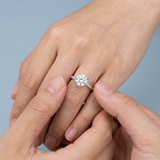 Nuvo Round Side-Diamond Ring — 2.00 ct Centre Minimum