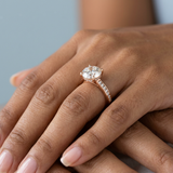 Nuvo Round Side-Diamond Ring — 2.00 ct Centre Minimum