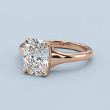 Cushion Cut Solitaire Ring