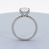 Nuvo Round Side-Diamond Ring — 2.00 ct Centre Minimum
