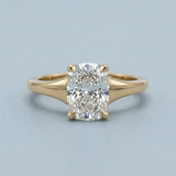 Cushion Cut Solitaire Ring