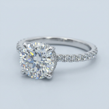 Nuvo Round Side-Diamond Ring — 2.00 ct Centre Minimum