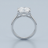 Cushion cut diamond ring