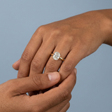 Cushion Cut Solitaire Ring