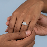 Lab-Grown Diamond Ring with Twisted Shank