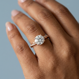 Lab-Grown Diamond Ring with Twisted Shank