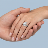 Modern Lab-Grown Pear Diamond Ring