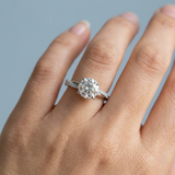 Lab-Grown Diamond Ring with Twisted Shank