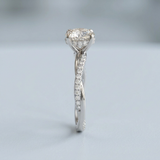 Lab-Grown Diamond Ring with Twisted Shank