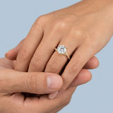 Lab-Grown Diamond Ring with Twisted Shank