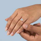 Lab-Grown Diamond Ring with Twisted Shank