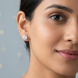 14K Gold, 3+ Carat Elegance: DEF VS1 Studs. 3-prong