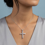 Cross Pendant Lab Grown Diamond (2.25 ct tw)