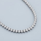 Riviera Diamonds Necklace 14K White Gold - EF VS2 8.3 CTW
