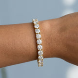 Tennis Bracelet Round Brilliant Cut Diamonds 10.50 CTW. 44 diamonds