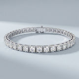 Tennis Bracelet Round Brilliant Cut Diamonds 10.50 CTW. 44 diamonds