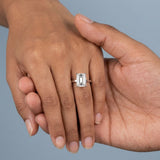 Eagle Claw Emerald Lab-Diamond Solitaire — 2.00 ct Centre Minimum