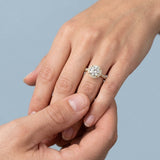 Timeless Round Brilliant Halo Ring Setting