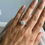 Celestia Round Marquise-Accent Ring Setting