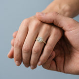 Classic Round Halo Engagement Ring Setting