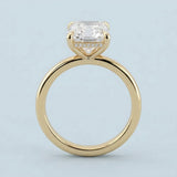 Radiant Underside-Diamond Hidden-Halo Ring Setting