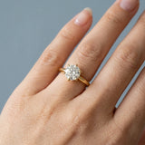 Six-Prong Solitaire Engagement Ring Setting