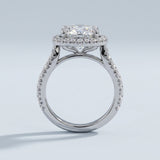 Timeless Round Brilliant Halo Ring Setting