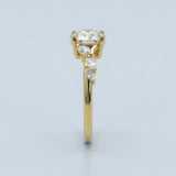 Celestia Round Marquise-Accent Ring Setting