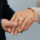 Radiant Underside-Diamond Hidden-Halo Ring Setting