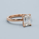 Eagle Claw Emerald Lab-Diamond Solitaire — 2.00 ct Centre Minimum