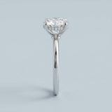 Classic Round Hidden-Halo Engagement Ring Setting