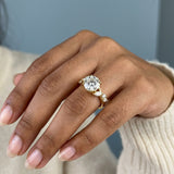 Celestia Round Marquise-Accent Ring Setting