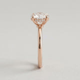 Classic Round Hidden-Halo Engagement Ring Setting