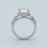 Celestia Round Marquise-Accent Ring Setting
