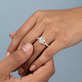 Celestia Round Marquise-Accent Ring Setting