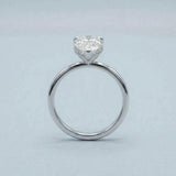 Pear Hidden-Halo Lab-Diamond Ring — 2.00 ct Centre Minimum