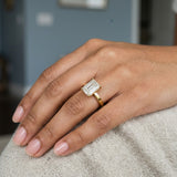 Eagle Claw Emerald Solitaire Engagement Ring Setting