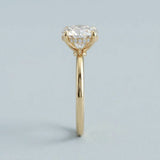 Classic Round Hidden-Halo Engagement Ring Setting
