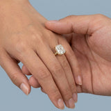 Radiant Underside-Diamond Hidden-Halo Ring Setting