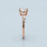 Celestia Round Marquise-Accent Ring Setting