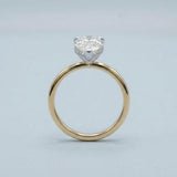 Pear Hidden-Halo Lab-Diamond Ring — 2.00 ct Centre Minimum