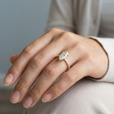 Marquise Hidden-Halo French Pavé Ring Setting