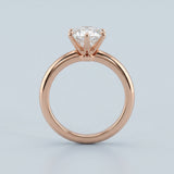 Six-Prong Solitaire Engagement Ring Setting