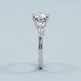 Celestia Round Marquise-Accent Ring Setting