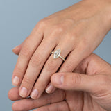 Marquise Hidden-Halo French Pavé Ring Setting
